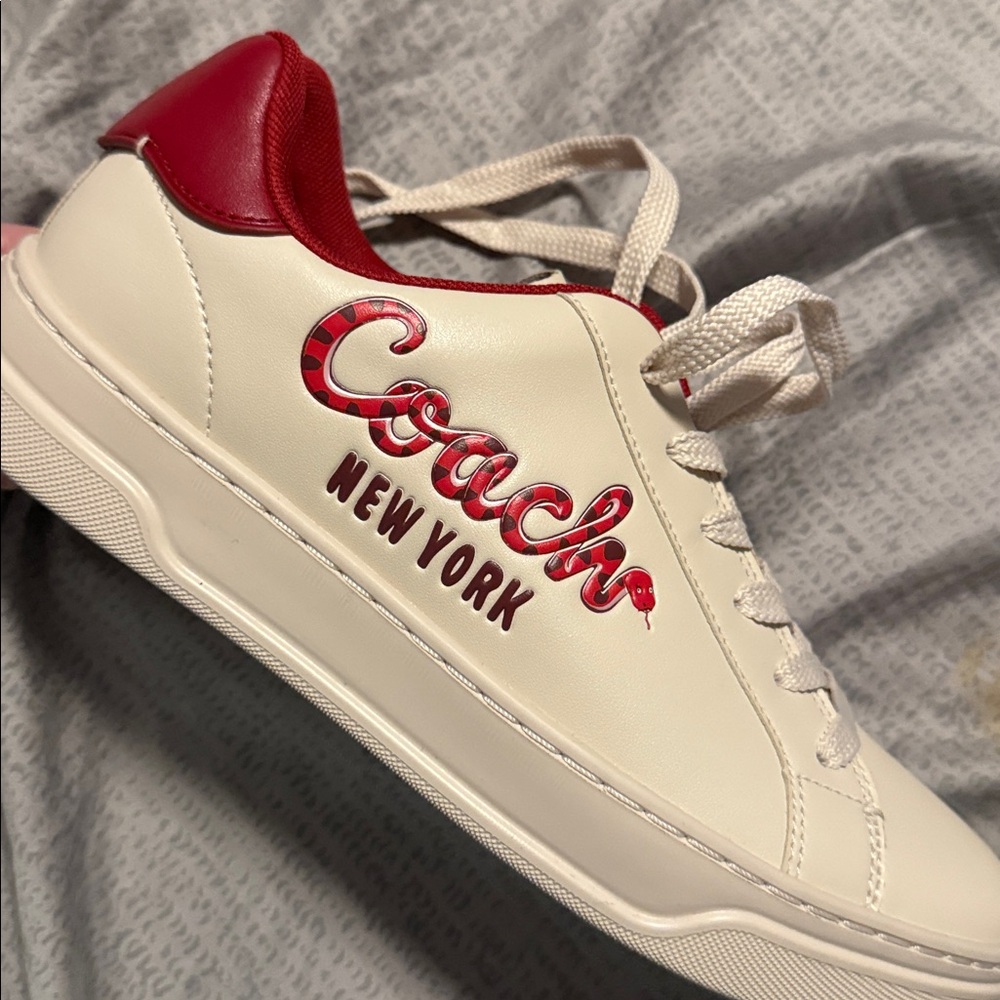 Coach High Line New Year’s Eve Sneaker with Snake and Script Coach - Picture 3 of 7